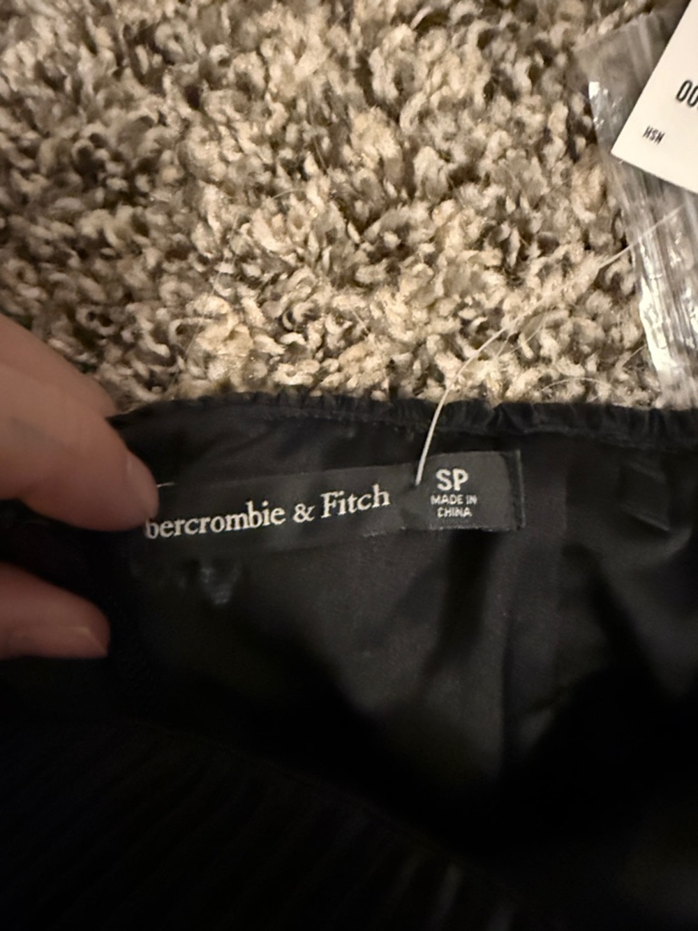 NWT Abercrombie & Fitch Giselle Black Pleated Midi Dress - Picture 6 of 7